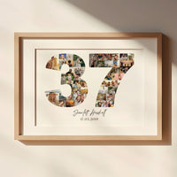 37 Birthday Photo Collage