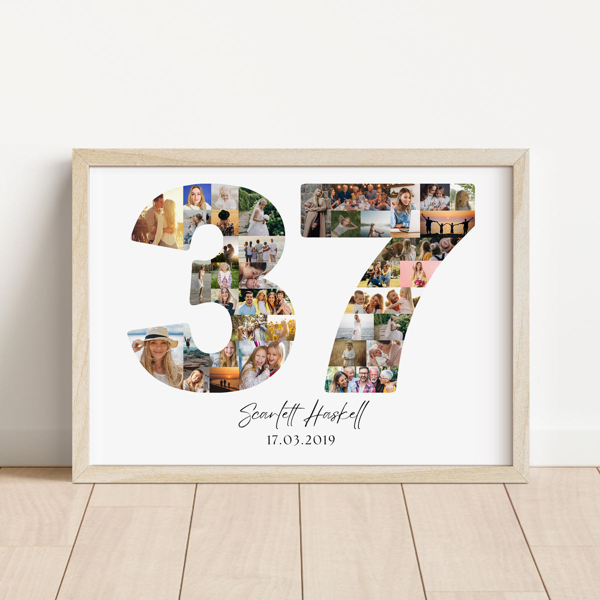 37 Birthday Photo Collage