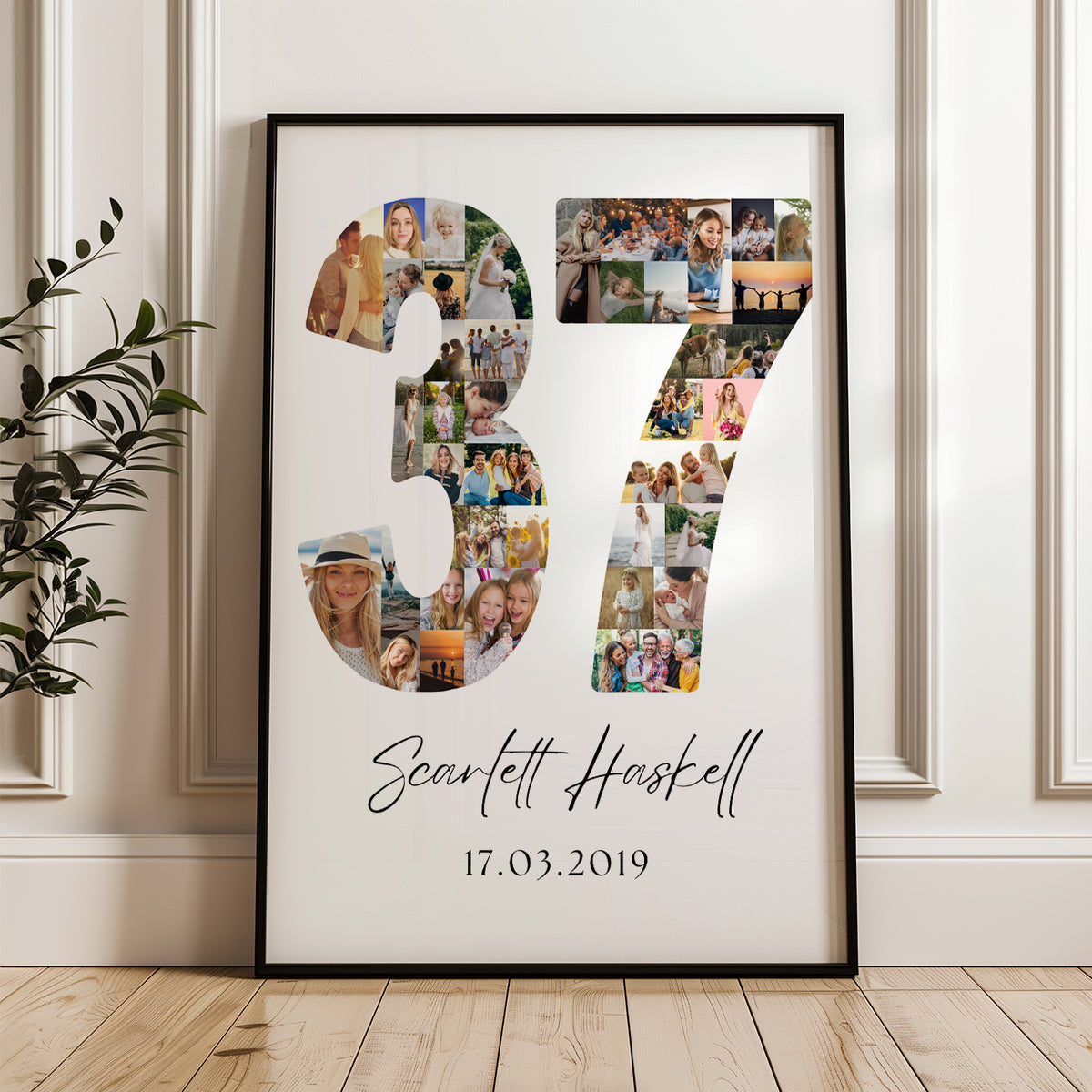 37 Birthday Photo Collage