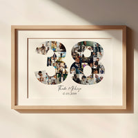 38 Birthday Photo Collage