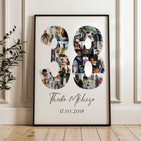 38 Birthday Photo Collage