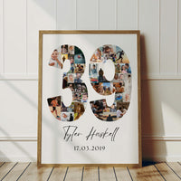 39 Birthday Photo Collage
