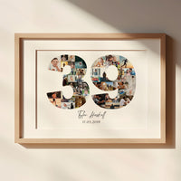 39 Birthday Photo Collage