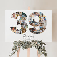 39 Birthday Photo Collage