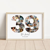 39 Birthday Photo Collage