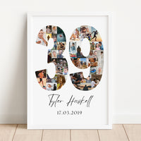 39 Birthday Photo Collage