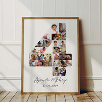 4 Birthday Photo Collage