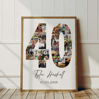40 Birthday Photo Collage