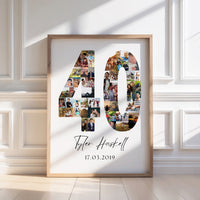 40 Birthday Photo Collage