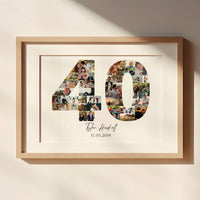 40 Birthday Photo Collage