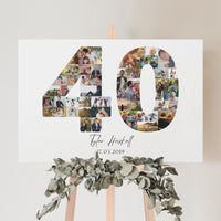 40 Birthday Photo Collage