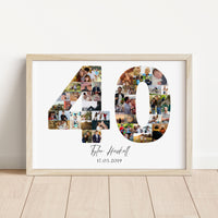 40 Birthday Photo Collage