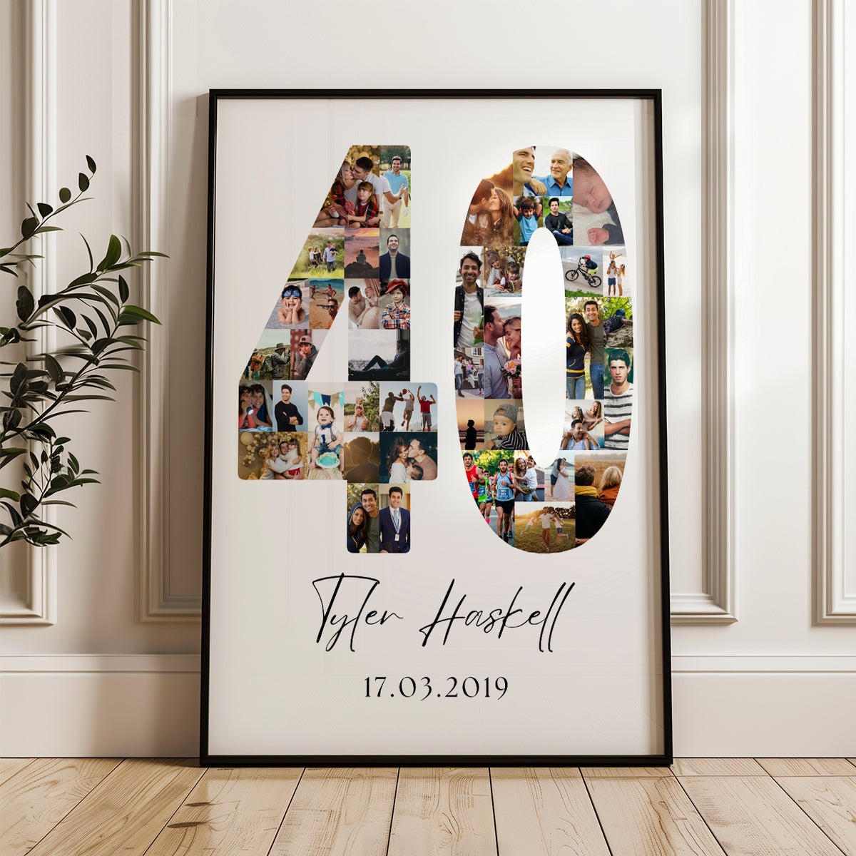 40 Birthday Photo Collage
