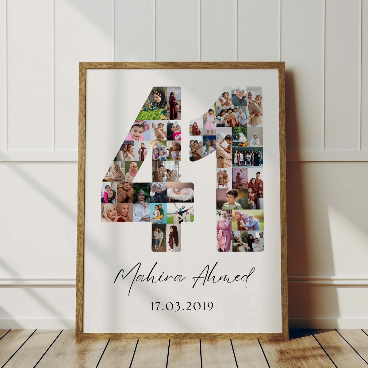 41 Birthday Photo Collage