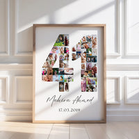 41 Birthday Photo Collage