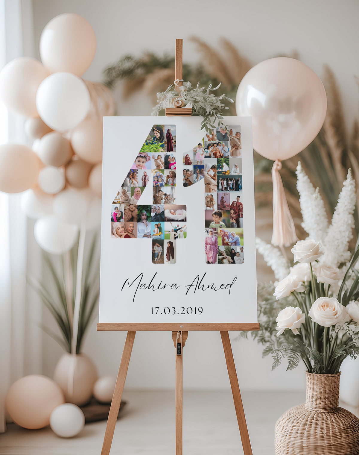 41 Birthday Photo Collage