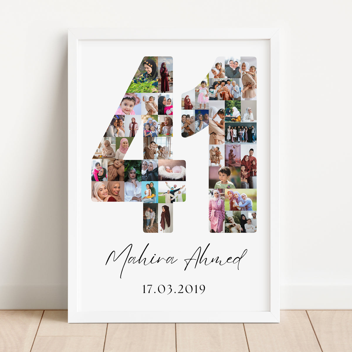 41 Birthday Photo Collage