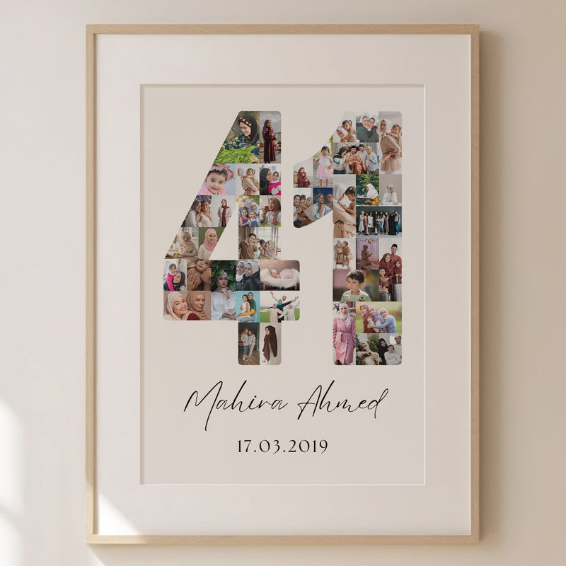 41 Birthday Photo Collage