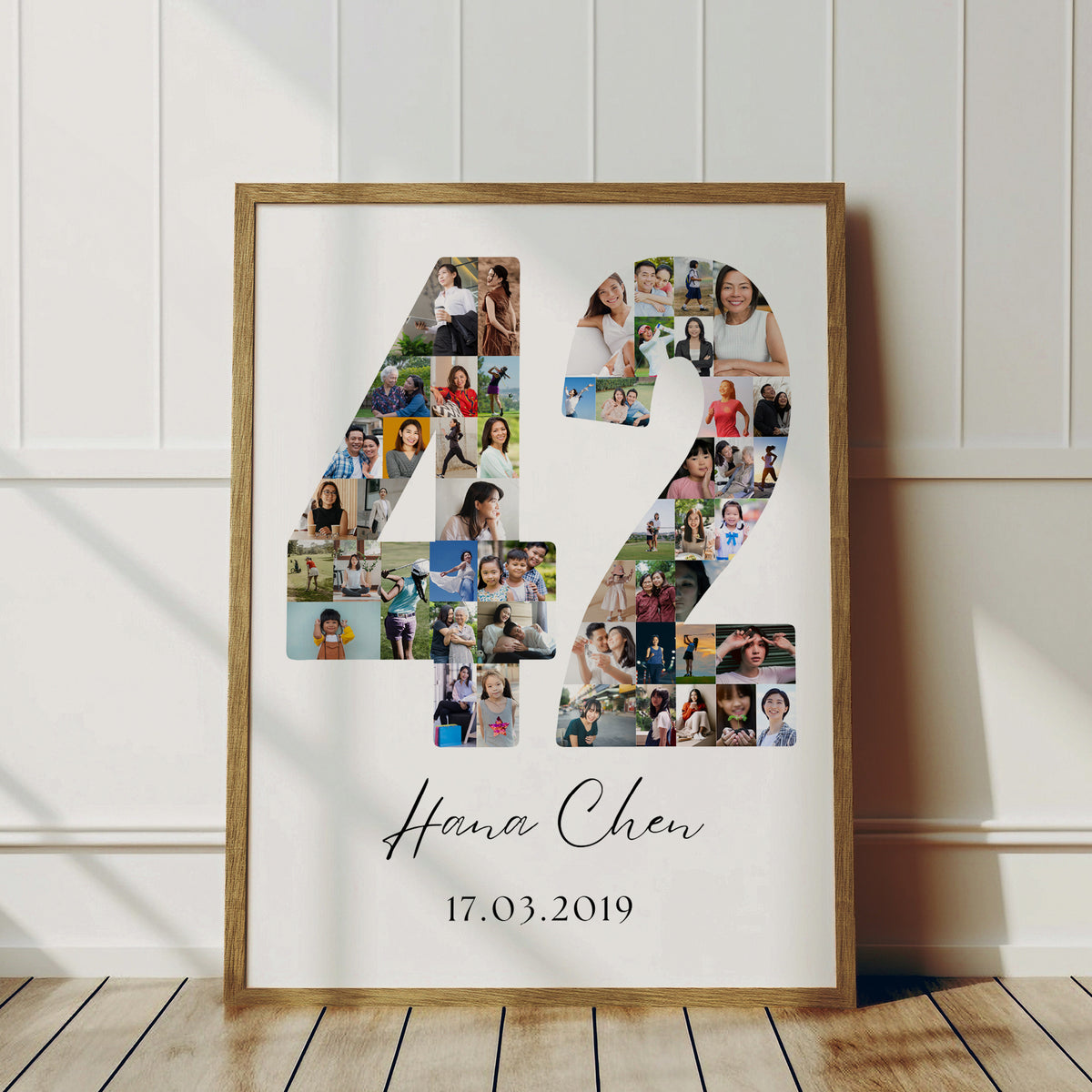 42 Birthday Photo Collage