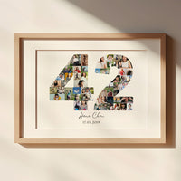 42 Birthday Photo Collage