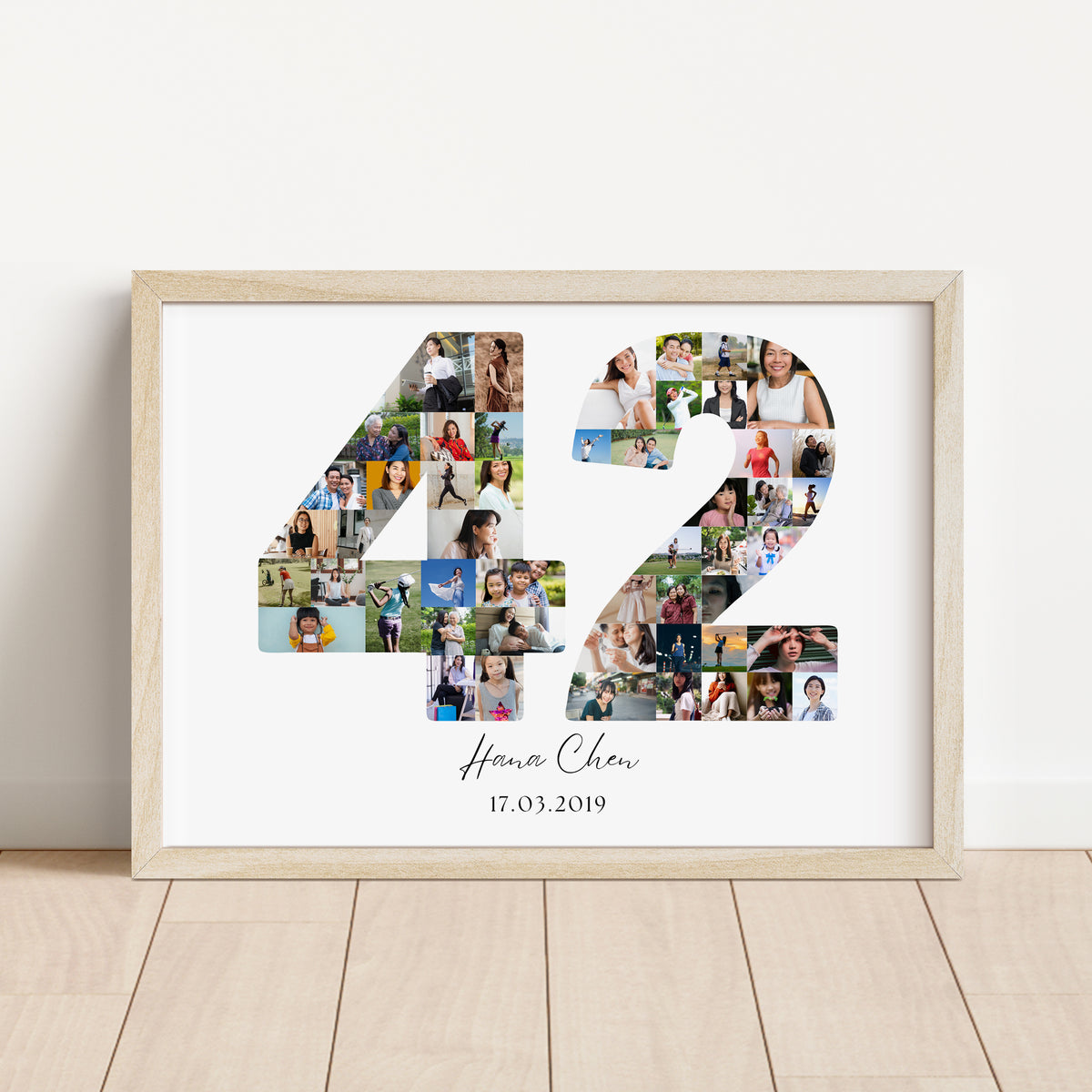 42 Birthday Photo Collage