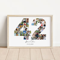 42 Birthday Photo Collage
