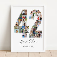 42 Birthday Photo Collage