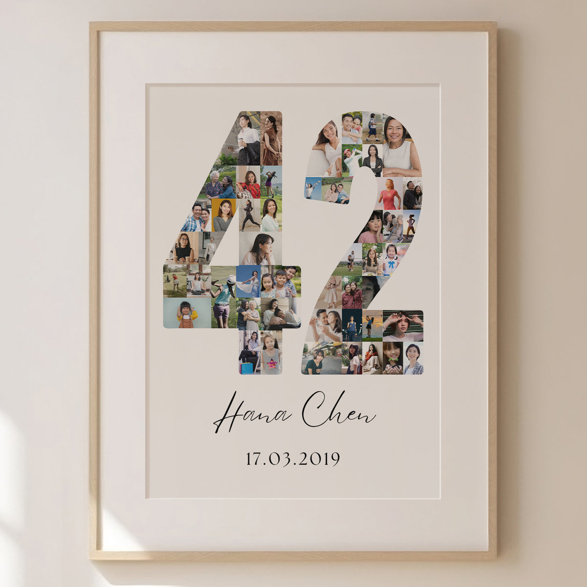 42 Birthday Photo Collage