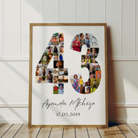 43 Birthday Photo Collage