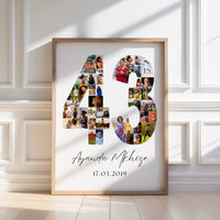 43 Birthday Photo Collage