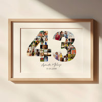43 Birthday Photo Collage