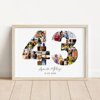 43 Birthday Photo Collage