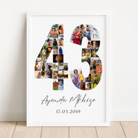 43 Birthday Photo Collage
