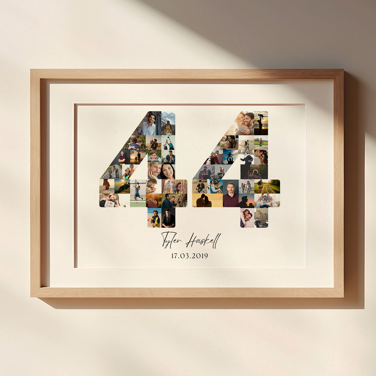 44 Birthday Photo Collage