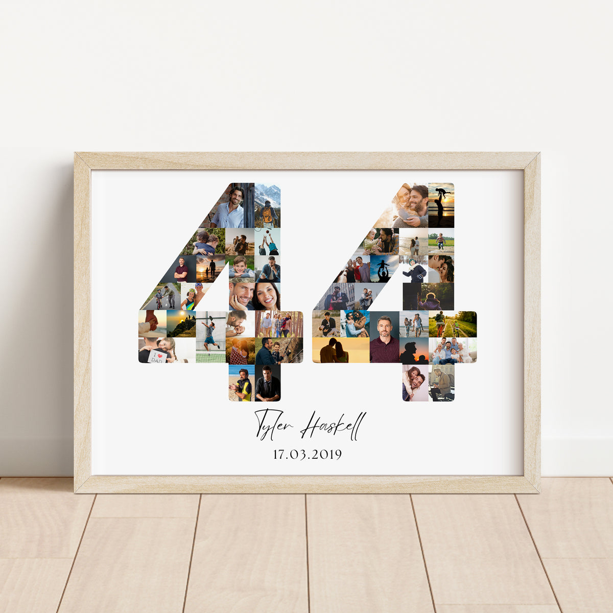 44 Birthday Photo Collage