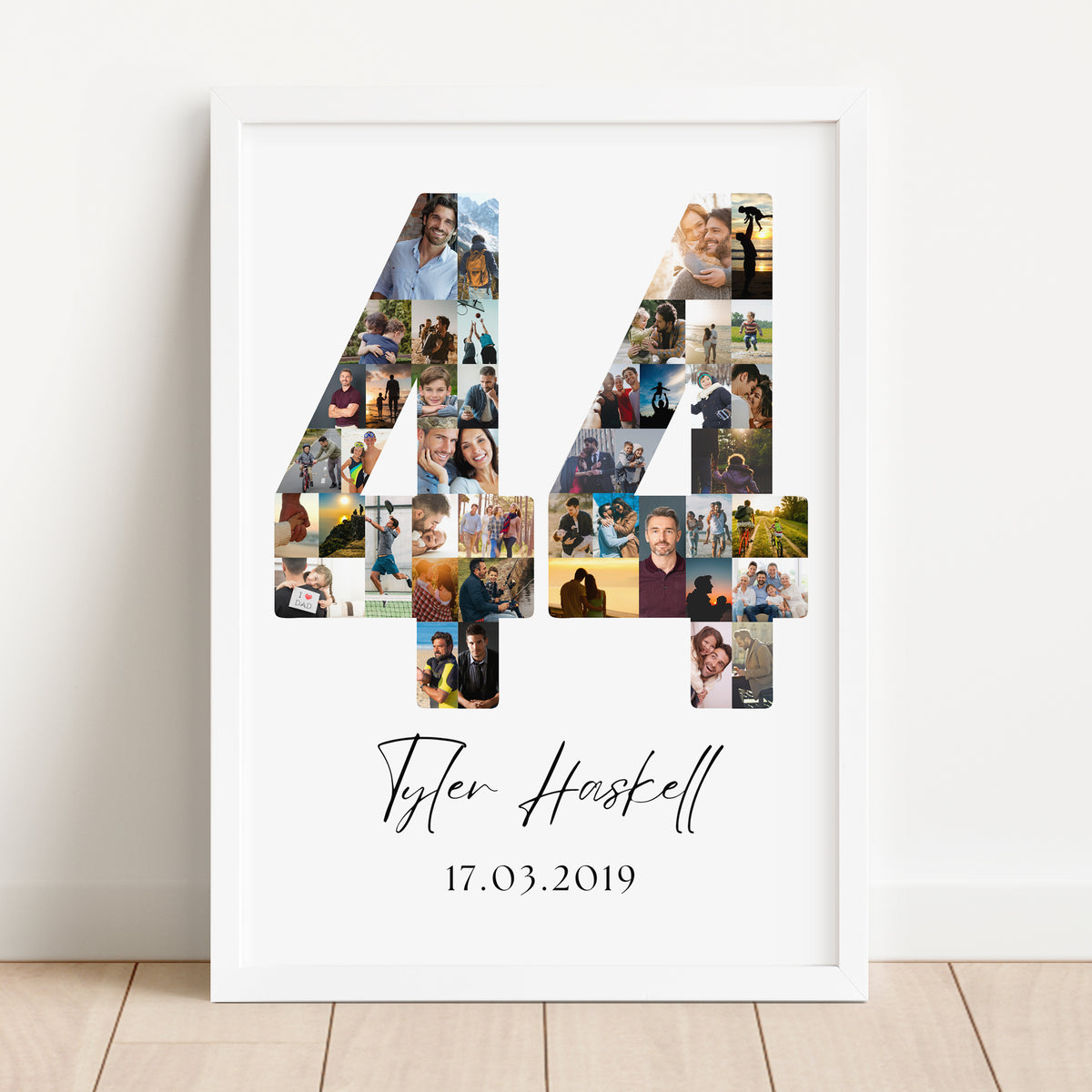 44 Birthday Photo Collage
