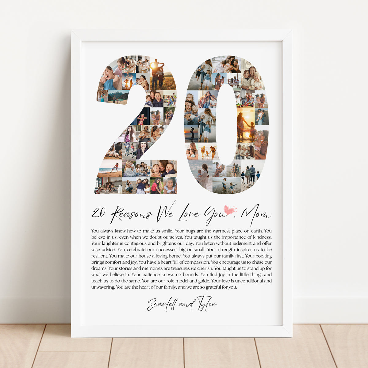 20 Reasons Mom - Photo Collage