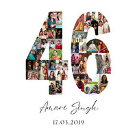 46 Birthday Photo Collage