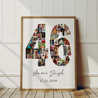 46 Birthday Photo Collage