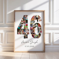 46 Birthday Photo Collage