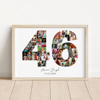 46 Birthday Photo Collage