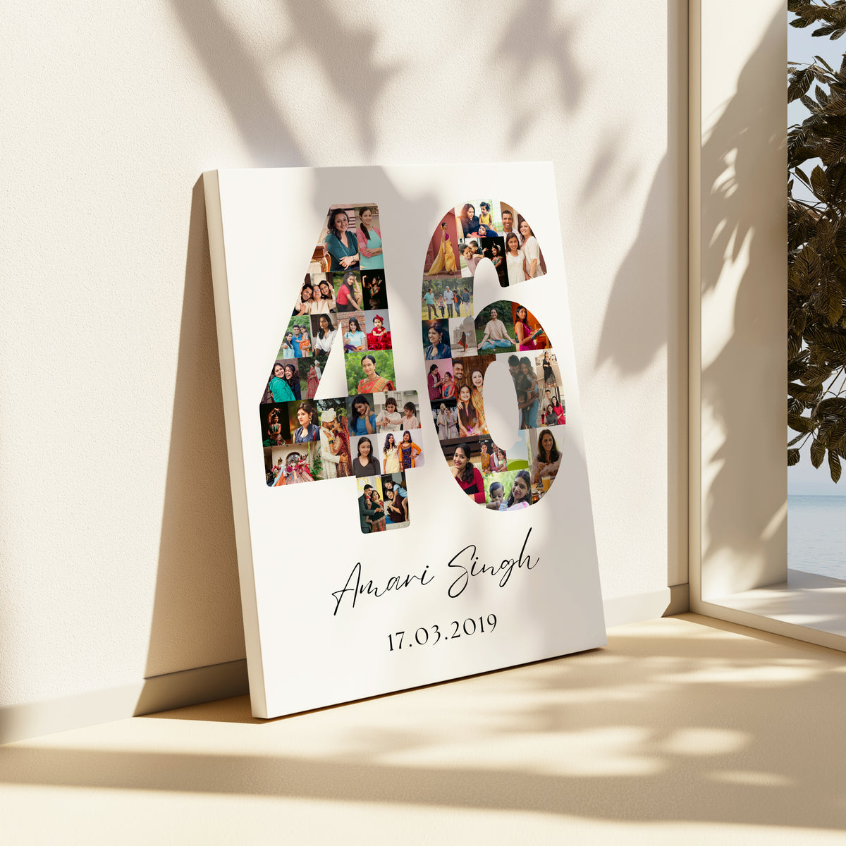46 Birthday Photo Collage