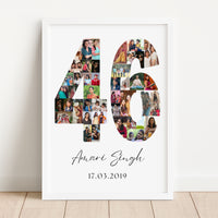 46 Birthday Photo Collage