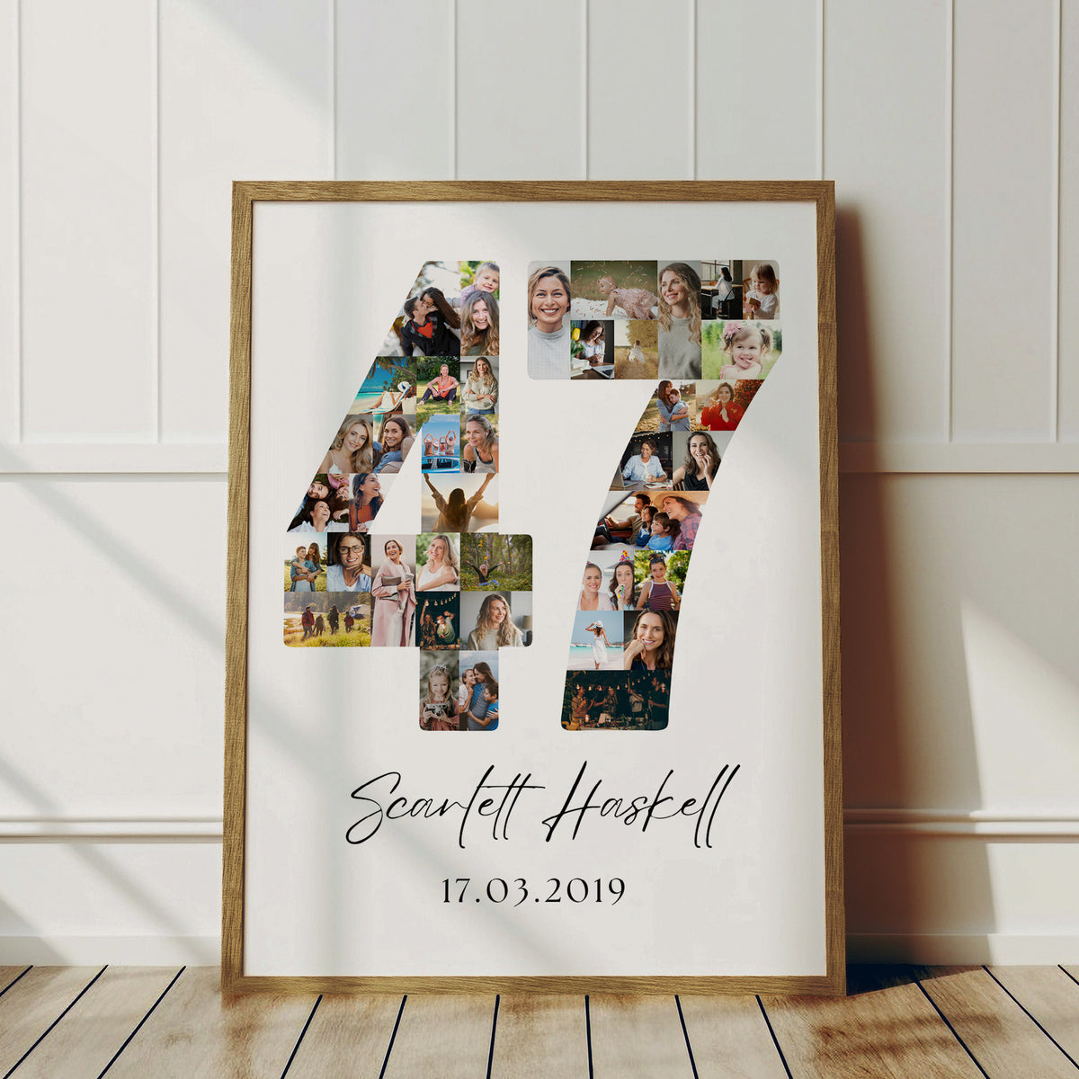 47 Birthday Photo Collage