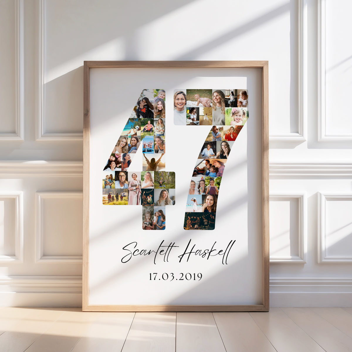 47 Birthday Photo Collage