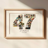 47 Birthday Photo Collage