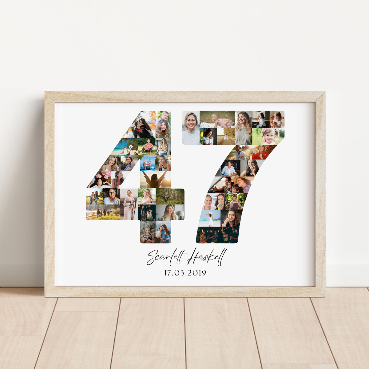 47 Birthday Photo Collage