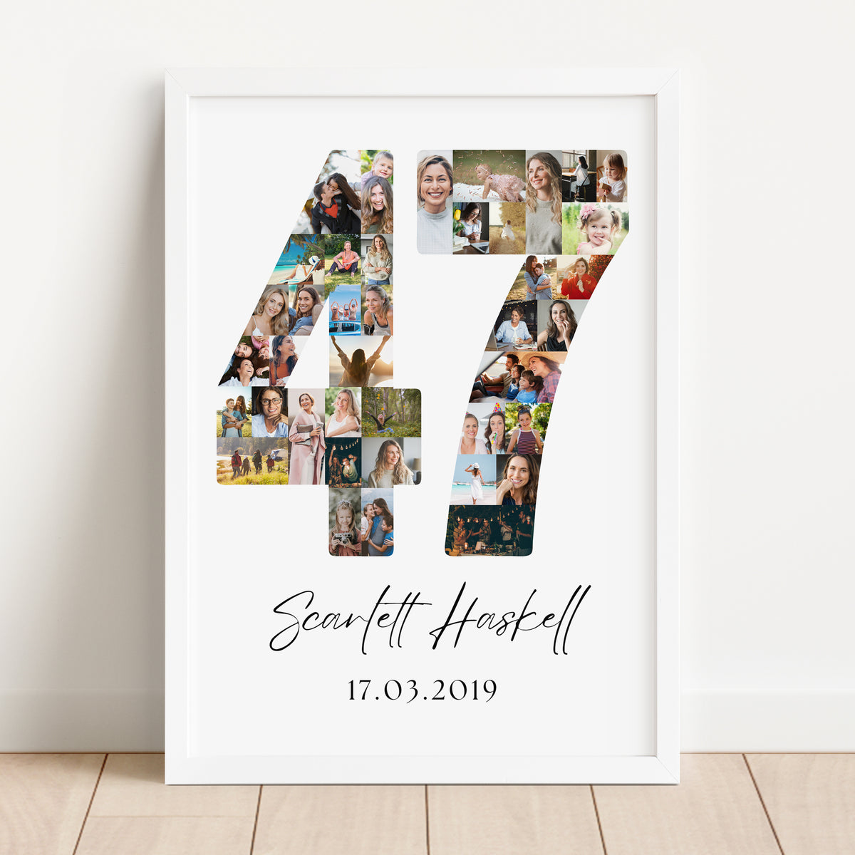 47 Birthday Photo Collage
