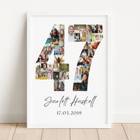 47 Birthday Photo Collage