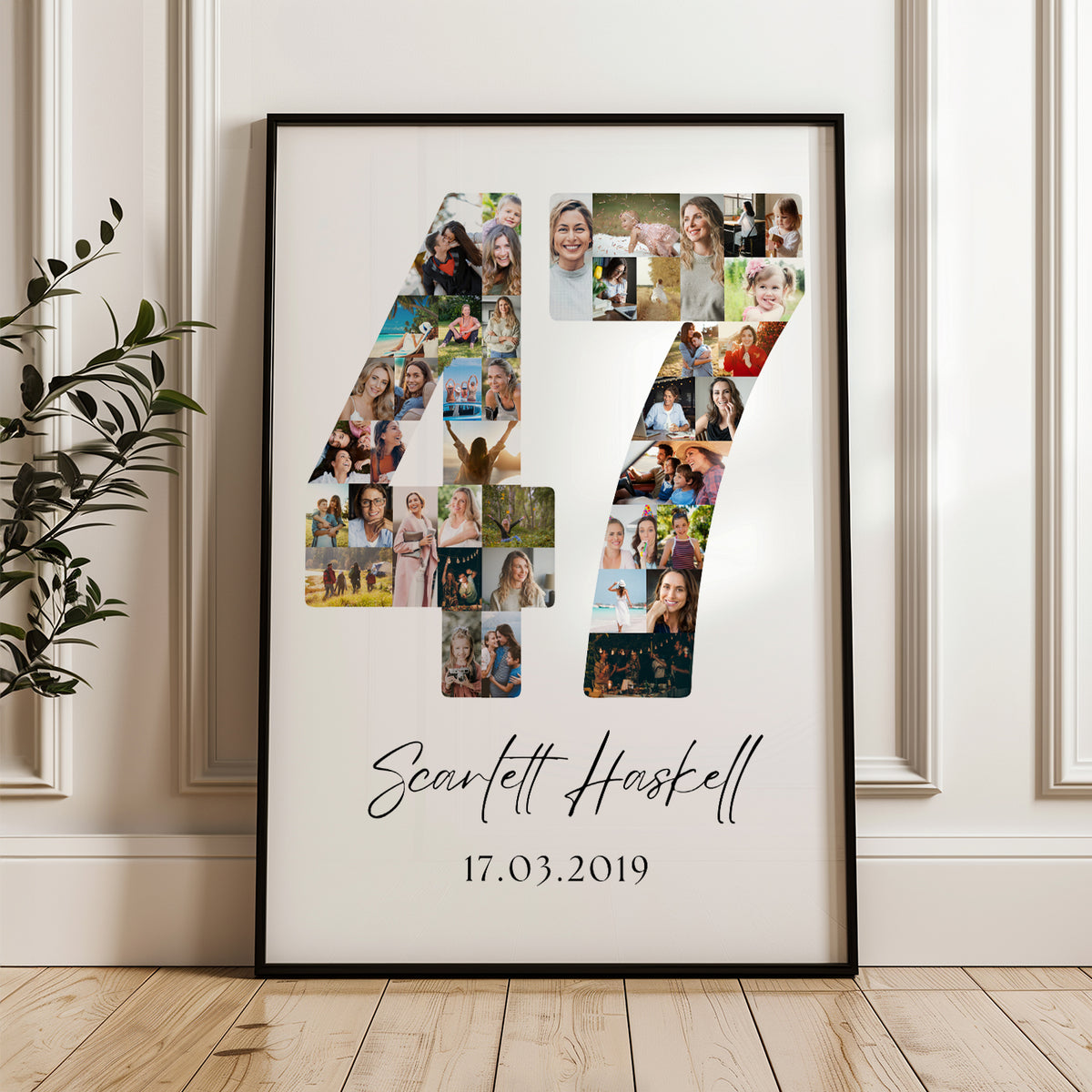 47 Birthday Photo Collage
